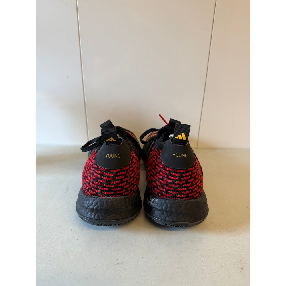 Adidas Trae Young 1 Core Black Vivid Red Basketball Shoes H00986 Mens 11.5 - Picture 5 of 8